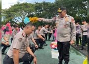89 Personel Polda Gorontalo Naik Pangkat, Salah Satunya Kabid Humas Desmont Harjendro