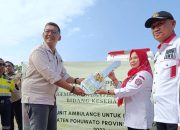 Bantu Pemda Wujudkan Pohuwato Sehat Maju Sejahtera, PGP Serahkan Bantuan Ambulance