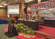 Gelar Opsnal Semester I, Wakapolda: Lakukan Pemetaan dan Perkuat Koordinasi Jelang Pemilu