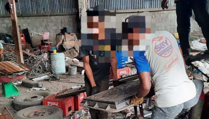 Terduga Pelaku Pencurian Mainhole Proyek Revitalisasi Pertokoan Ditetapkan Tersangka