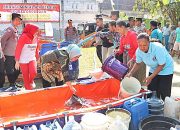Polri Salurkan Bantuan Air Bersih For Warga di Kabupaten Grobogan