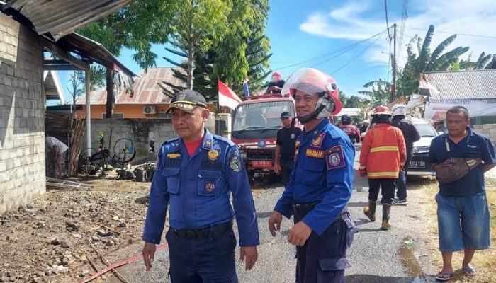 Kebakaran Gudang Hasil Pertanian di Kota Gorontalo, Kerugian Ditaksir Rp 80 Juta