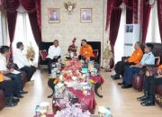 Bupati Gorut Terima Kunjungan dari Basarnas, Ini yang Dibahas