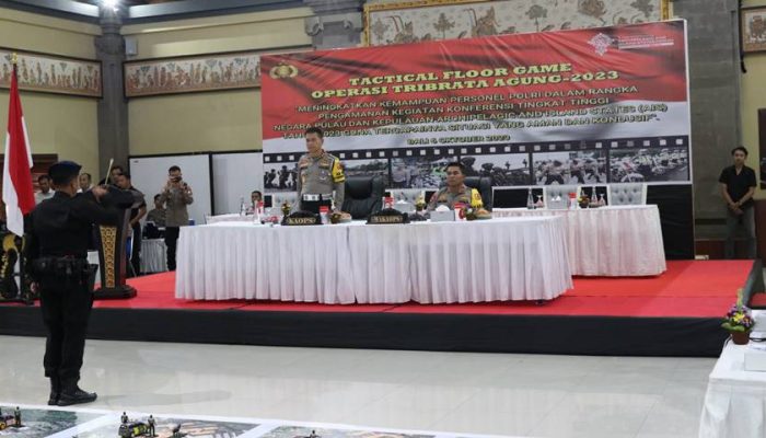 Bersama Kapolda Bali, Kakorlantas Polri Laksanakan TFG Persiapan Pengamanan KTT-AIS FORUM 2023