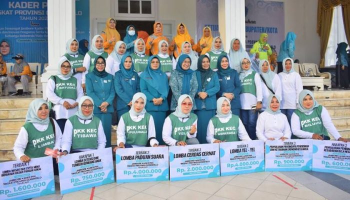 PKK Kabgor Borong Juara di Jambore Kader Tingkat Provinsi Gorontalo