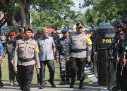 Polda Laksanakan Apel Gelar Pasukan Operasi Mantap Brata, Amankan Pemilu 2024