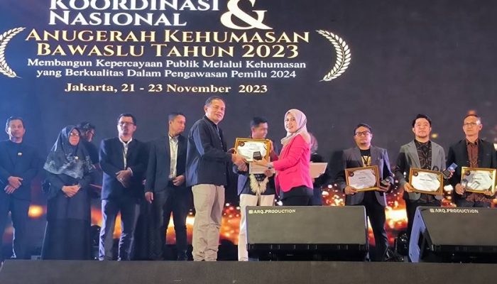 Pohuwato Sabet Penghargaan Anugerah Kehumasan Bawaslu 2023, Yolanda: Energi Kami Agar Lebih Baik Lagi