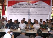 Tak Ingin Berlarut Dalam Konflik, Elemen Warga Bitung Tandatangani Deklarasi Damai