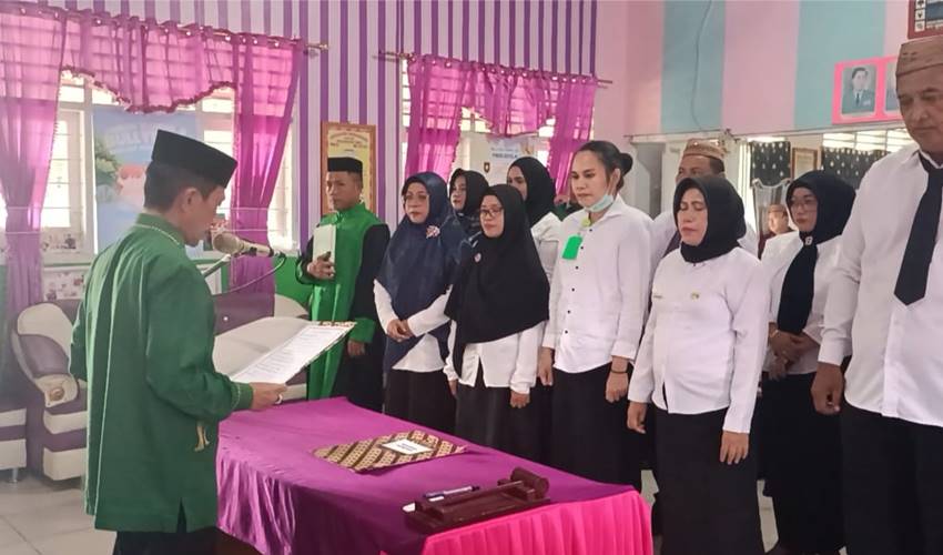 11 Kapus dan Pejabat Struktural Dilantik, Nelson _ Segera Jalankan Program
