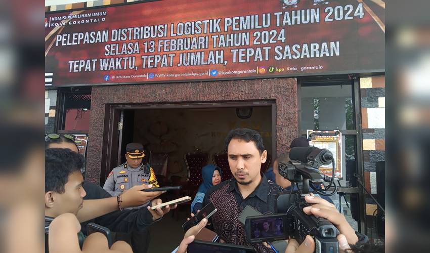 KPU Kota Gorontalo Distribusikan Logistik Pemilu Langsung ke TPS
