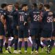 Pemain PSG merayakan gol ke gawang Lille pada pekan ke-21 Ligue 1 2023/2024 (c) AP Photo/Thibault Camus