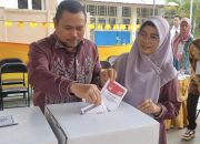 Penjagub Ismail Gunakan Hak Pilih di Gorontalo pada Pemilu 2024