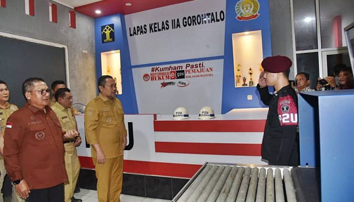 Penjagub Tinjau Tiga TPS di Lapas Kelas II A Kota Gorontalo