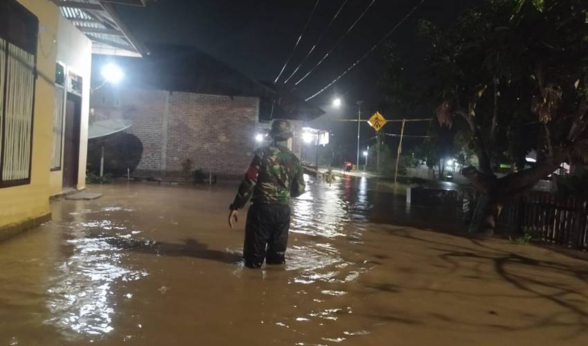 Sehari Diguyur Hujan, Satu Desa di Gorontalo Utara Terendam Bajir