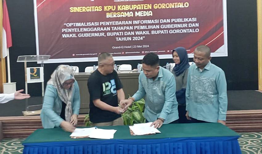 Sebarkan Informasi Pilkada, KPU Kabgor Bangun Kerjasama dengan Media