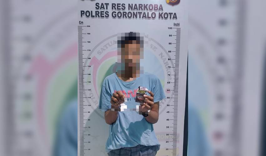 Bawa Sabu, Seorang Pengemudi Bentor di Kota Gorontalo Diringkus Polisi
