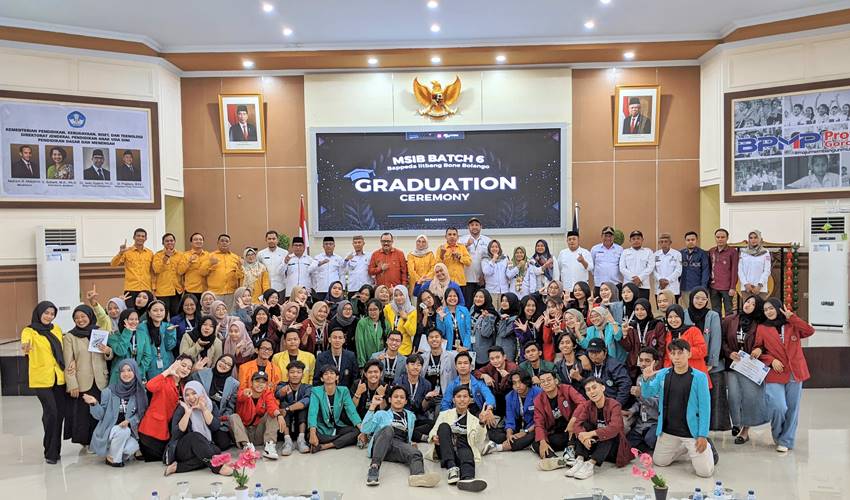 Bone Bolango Sukses Gelar Graduation Ceremony MSIB Batch 6