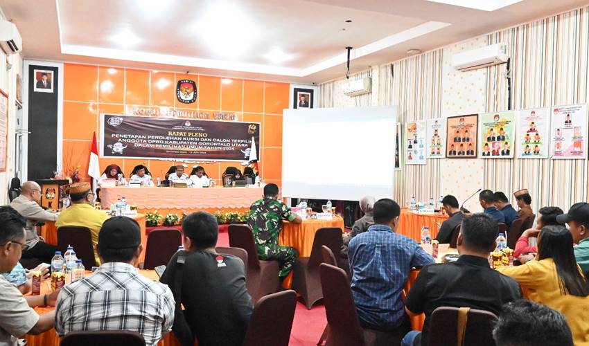 KPU Gorut Tetapkan Caleg Terpilih Periode 2024-2029