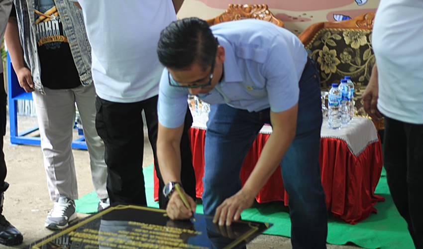 Karyawan Aji Resmikan Bank Sampah Kampung Iklim Tanggidaa