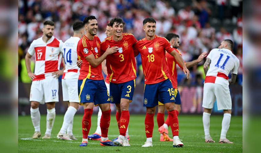 Lumat Kroasia 3-0, Spanyol Awali Perjalanan Euro 2024 dengan Gemilang