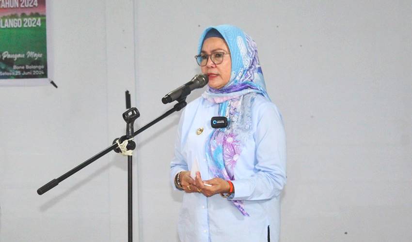 Merlan Lantik Komisi Irigasi Bone Bolango