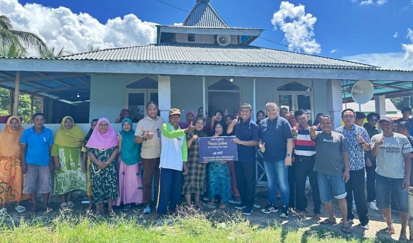 Rayakan Idul Adha, PT. AGIT Bagi-bagi Sembilan Hewan Qurban ke Warga