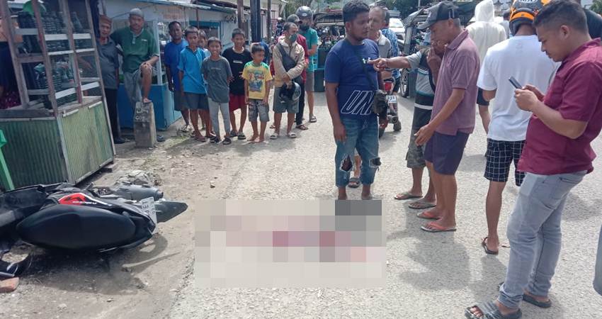 Tabrakan Maut di Tapa: Satu Pengendara Motor Tewas Usai Bertabrakan dengan Pick-Up