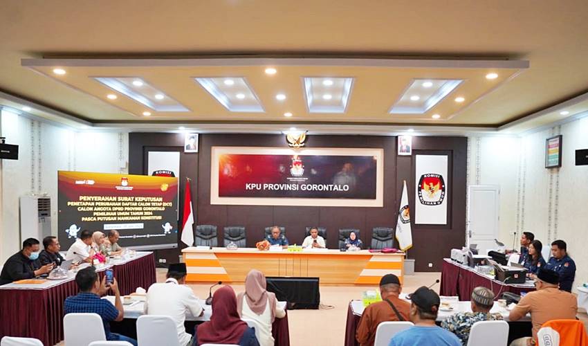 DCT PSU Dapil 6 Gorontalo Resmi Ditetapkan