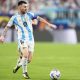 Aksi Lionel Messi dalam laga Argentina vs Kanada di Copa America 2024. (c) AP Photo/Julia Nikhinson