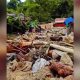 Bencana longsor yang terjadi di Kecamatan Suwawa Timur, Kabupaten Bone Bolango, Ahad (7/7/2024). (Foto: Tangkapan layar video warga)