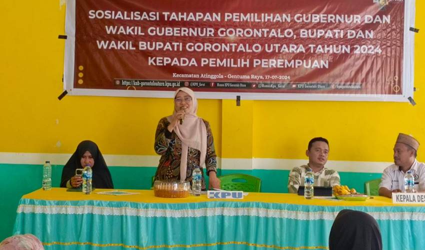 KPU Gorut Terus Sosialisasikan Tahapan Pilkada