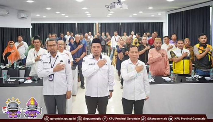 KPU Provinsi Gorontalo Gelar Sosialisasi PKPU Nomor 8 Tahun 2024