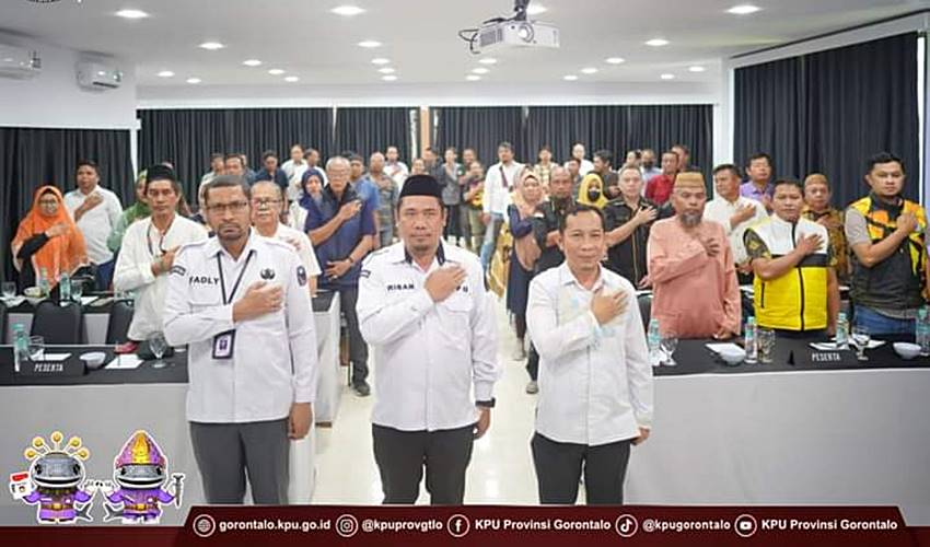 KPU Provinsi Gorontalo Gelar Sosialisasi PKPU Nomor 8 Tahun 2024
