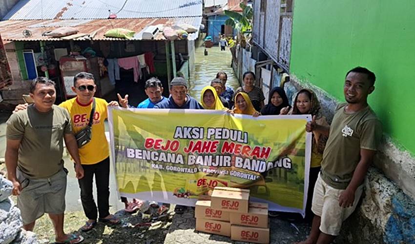 Lindungi Kesehatan Korban Banjir, Bejo Jahe Merah PT. Bintang Toedjoe Salurkan 1.800 Bejo Jahe Merah