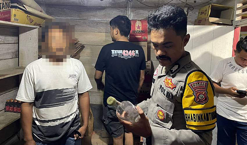 Polsek Popayato Amankan Puluhan Liter Cap Tikus Siap Edar_
