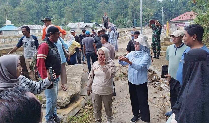 Tangani Infrastruktur Rusak Akibat Bencana, Merlan Pakai Sistem Jemput Bola