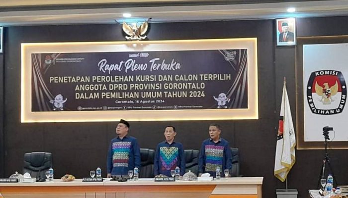 45 Anggota DPRD Provinsi Gorontalo Periode 2024-2029 Resmi Ditetapkan