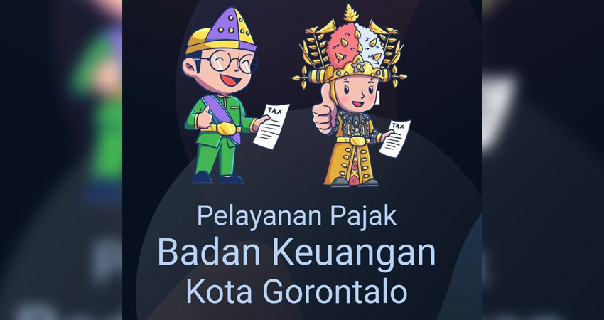 Logo pajak daerah Pemerintah Kota Gorontalo.