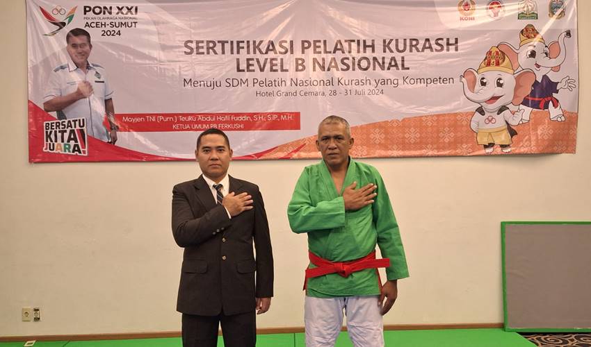 Iptu Brandes Dipercaya jadi Wasit Beladiri Kurash di PON XXI