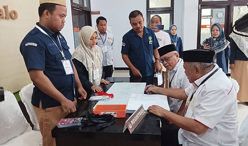 KPU Kabgor Terima Dua Bakal Paslon di Pendaftaran Hari Pertama