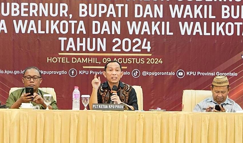 KPU Provinsi Gorontalo Gelar Rakor Persiapan Pendaftaran Calon