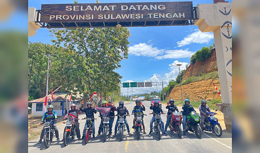 Peringati HUT ke-79 RI, Polsek Popayato Gelar Touring dan Sejumlah Lomba