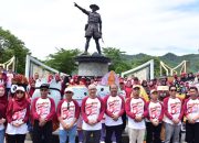 Sosialisasikan Pilkada, KPU Provinsi Gorontalo Gelar Pawai Bertema Kemerdekaan