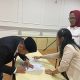 Ini Pesan Komisioner KPU Gorut saat Lantik Anggota PAW PPS Desa Tolitehuyu