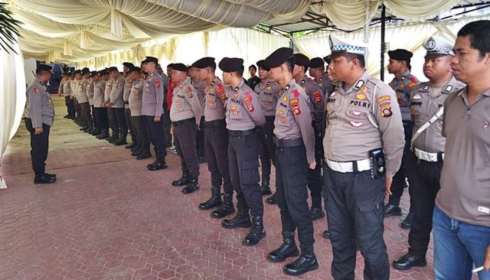 Jaga Keamanan Tahapan Penetepan Paslon Pilwako, 160 Personel Polisi Dikerahkan