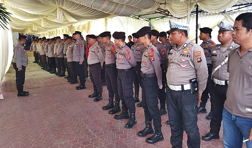 Jaga Keamanan Tahapan Penetepan Paslon Pilwako, 160 Personil Polisi Dikerahkan