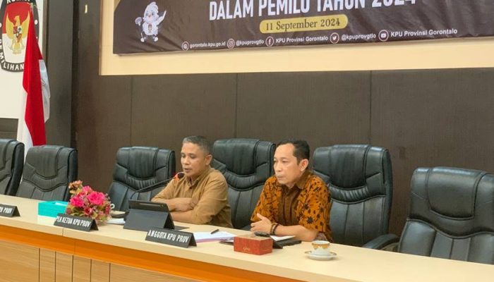 KPU Gelar Pleno Penetapan Pergantian Anggota DPRD Provinsi Gorontalo
