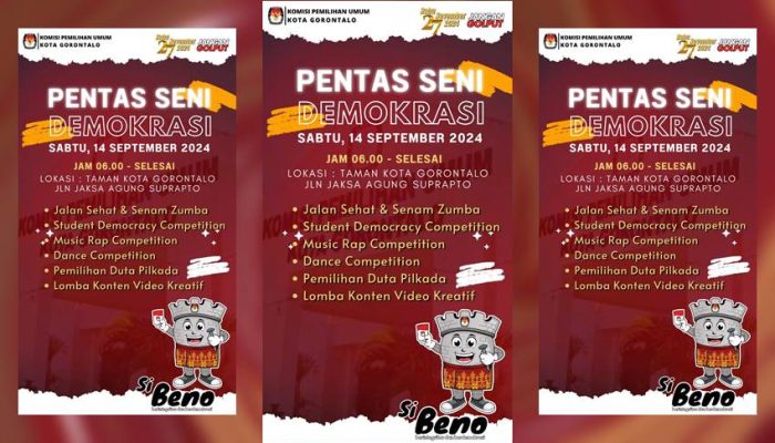 KPU Kota Gorontalo Gelar Student Democracy Competition Bagi Siswa SMA