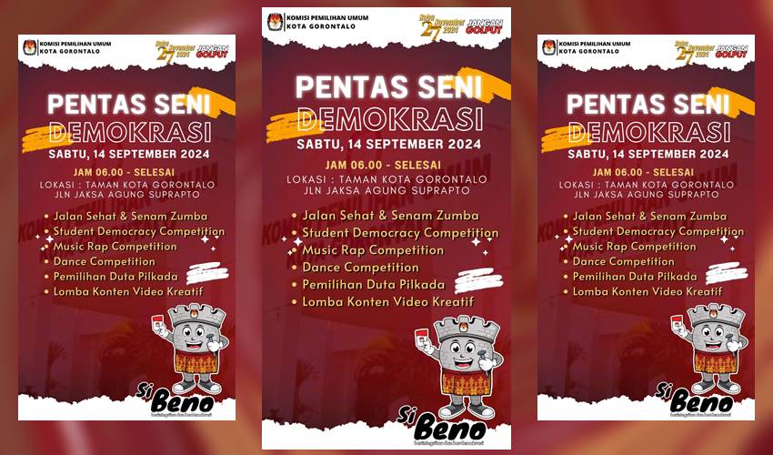 KPU Kota Gorontalo Gelar Student Democracy Competition Bagi Siswa SMA