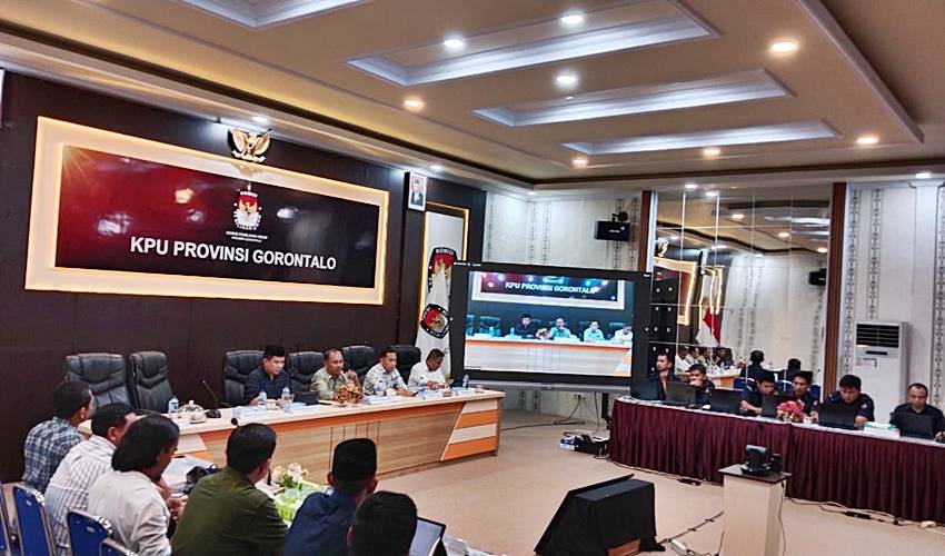 KPU Provinsi Gorontalo Tetapkan 4 Pasangan Calon pada Pilgub 2024